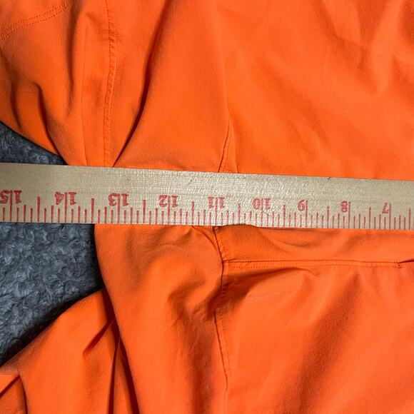 Lululemon Pace Beaker Shorts Mens XL Blaze Orange Lined Running - Picture 8 of 9